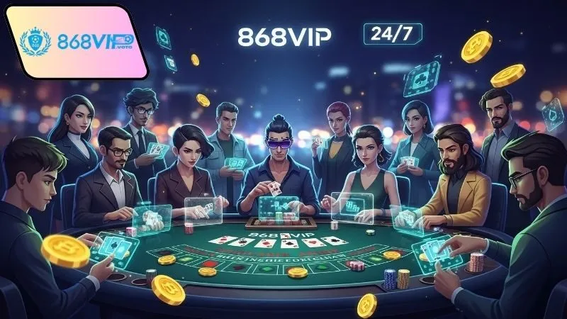 Tổng hợp các game bài trực tuyến hoạt động 247 868vip
